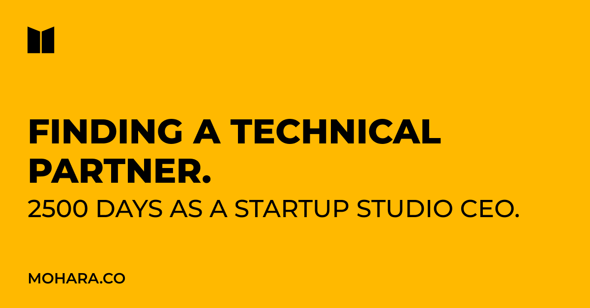 Find a technical partner