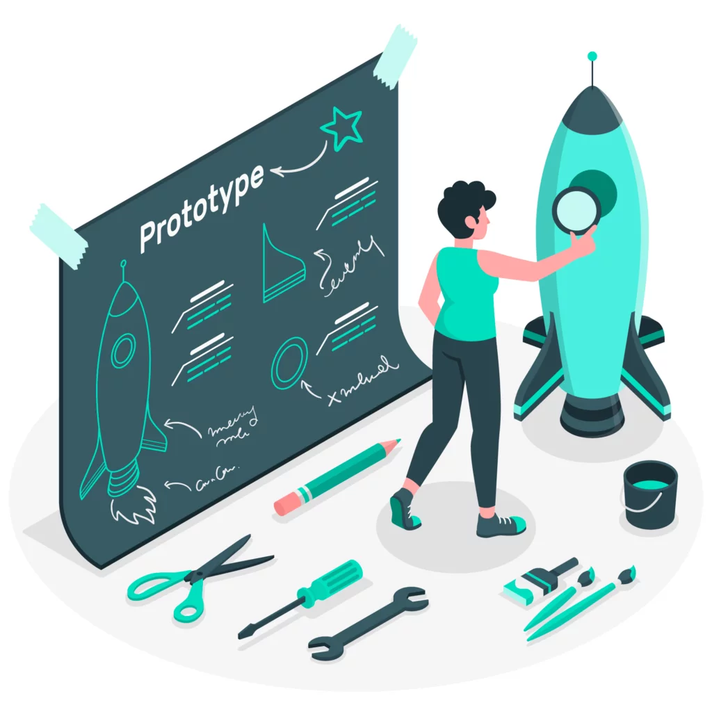 https://www.freepik.com/free-vector/prototyping-process-concept-illustration_7472014.htm#query=product%20development%20rocket&position=44&from_view=search&track=ais