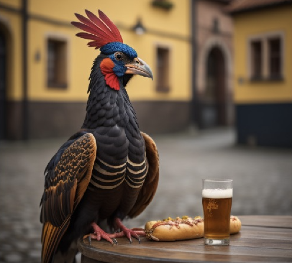Bavarian MOHARA Bird